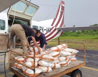 Upaya Pencegahan Karhutla dengan OMC, 5 Ton Garam Sudah Disemai
