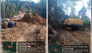 PETI di Kuansing Buka Lahan di Kawasan Gunung Toar Kuansing, Walhi Riau: Pintu Masuk Pemodal Besar!