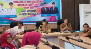 Dinkes Bengkalis Gelar Forum Bahas Rancangan Renja 2027 dan Isu Strategis Kesehatan