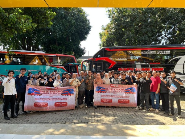 Empat Unit Bus Mudik Gratis Pemprov Riau Diberangkatkan dari Jakarta dan Yogyakarta