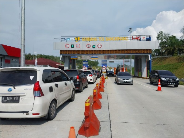 Lonjakan Arus Balik, Trafik Tol Trans Sumatra Capai 209 Ribu Kendaraan