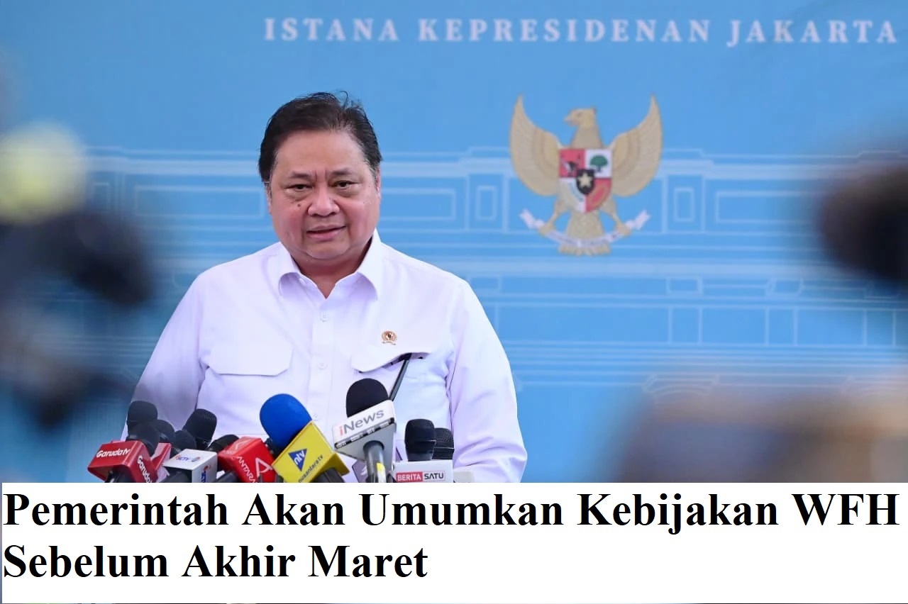 Pemerintah Segera Umumkan Kebijakan WFH 