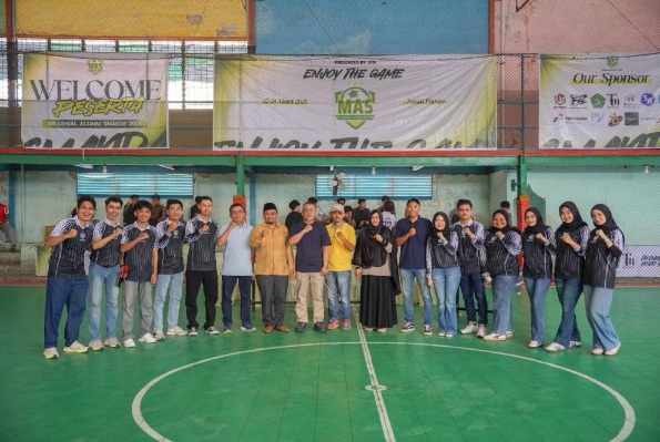 Sekdako Dumai Buka Turnamen Futsal Milenial Alumni Smanda 2026
