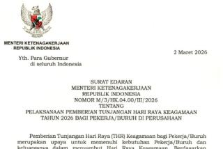 Resmi! Menaker Yassierli Teken Aturan Pembayaran THR Keagamaan Tahun 2026