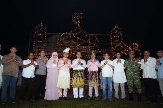 Wawako Apresiasi Festival Lampu Colok di Kecamatan Bukit Raya