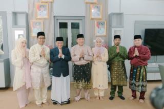 Silaturahmi Lebaran, Bupati Rohil H. Bistamam Gelar Open House di Bagansiapiapi