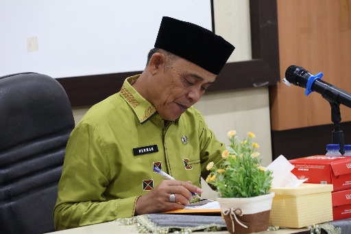 Bupati Inhil Evaluasi Realisasi Fisik dan Keuangan, Percepat Infrastruktur 2026