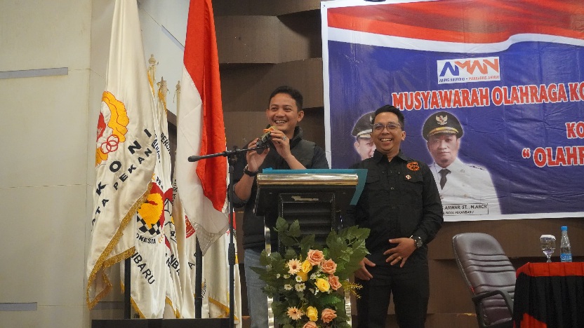 Achmad Faisal Reza Resmi Pimpin KONI Pekanbaru 2026 - 2030