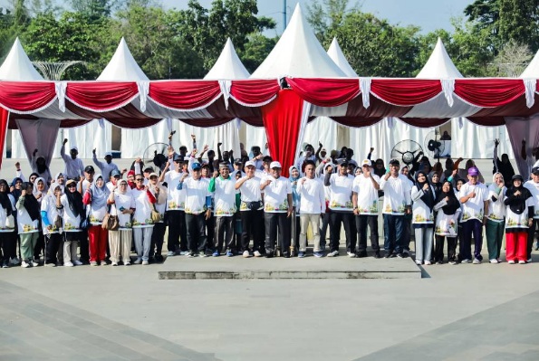 Silaturahmi Pensiunan Dumai Bersama BRK Syariah Meriah, Wawako Sugiyarto Beri Apresiasi