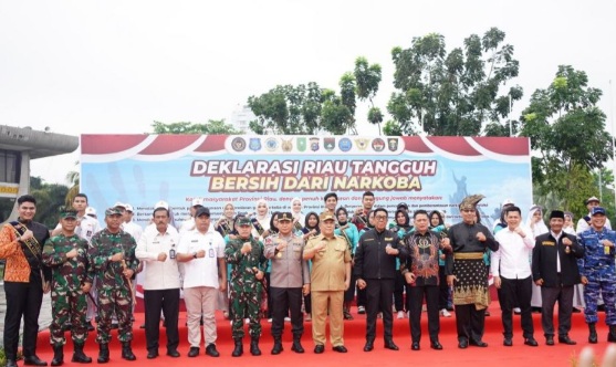 Sinergitas Seluruh Pihak Diperkuat, Plt Gubri Optimis Tekan Peredaran Narkoba di Riau