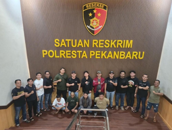 Tim Gabungan Tangkap Debt Collector Lakukan Kekerasan dan Pemerasan di Pekanbaru