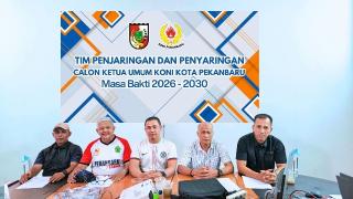 TPP Resmi Buka Penjaringan Calon Ketua Umum KONI Pekanbaru 2026–2030