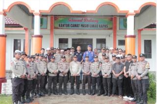 Kapolres Rokan Hilir Pimpin Apel 23 Personel Baru Polsek Panipahan
