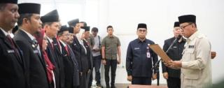 Bupati Kuansing Lantik 13 Pejabat di Lingkungan Pemkab, ini Dia Nama-namanya