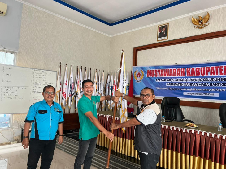 Zainal Arifin Resmi Nahkodai PODSI Kampar Masa Bakti 2026-2030
