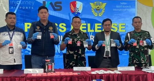 Hendak Dikirim Ke Sulsel, Sabu 919 Gram dan 1.653 Ekstasi Diamankan Petugas Bandara