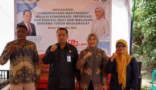 BBPOM Pekanbaru Gelar KIE di Rohil, Edukasi Warga Soal Keamanan Pangan