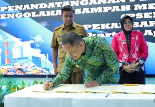 Kolaborasi Dengan Kepala Daerah, Wako Pekanbaru Buat Program Pengolahan Sampah Jadi Energi