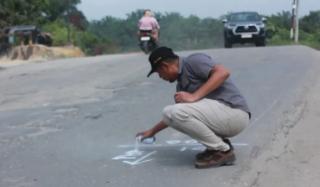 Perbaikan Jalan Ruas Simpang Minas Masuk Tahap Kesepakatan Titik STA