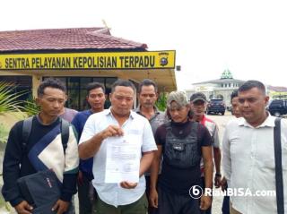 Pohon Kelapa Sawitnya Ditumbang Paksa dan Diancam Sajam, Petani Sungai Raya Buat Laporan ke Polres Inhu