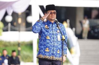 Sekda Riau Sampaikan Program Prioritas Pemerintah dalam Peringatan Harkitnas ke-118