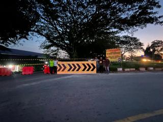 Jembatan Danau Bingkuang Kampar Ditutup Sementara Akibat Kerusakan Tumpuan
