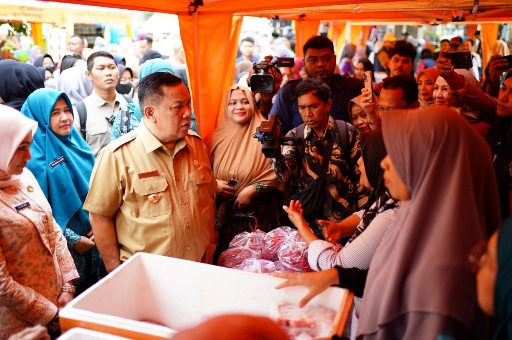 Harga Jauh Lebih Murah, Operasi Pasar Pemprov Riau Minggu Ini Difokuskan di Rokan Hulu