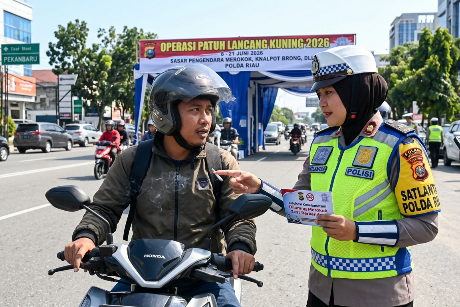 Mulai Hari Ini! Satlantas Polresta Pekanbaru Gelar Operasi Patuh Lancang Kuning 2026