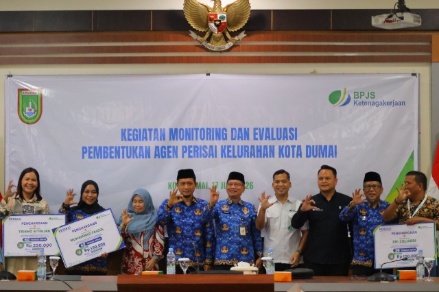 Lindungi Pekerja Informal, BPJS Ketenagakerjaan Dumai Perkuat Agen Perisai