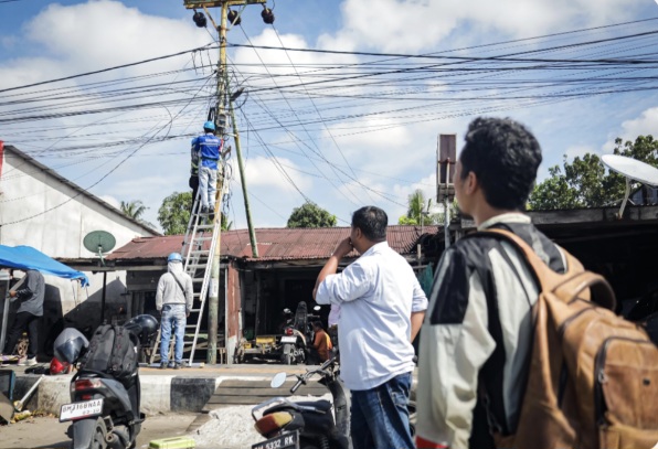 Pemko Dumai Bersama Diskominfo dan Provider Lakukan Penataan Massal Kabel FO Jalur Protokol