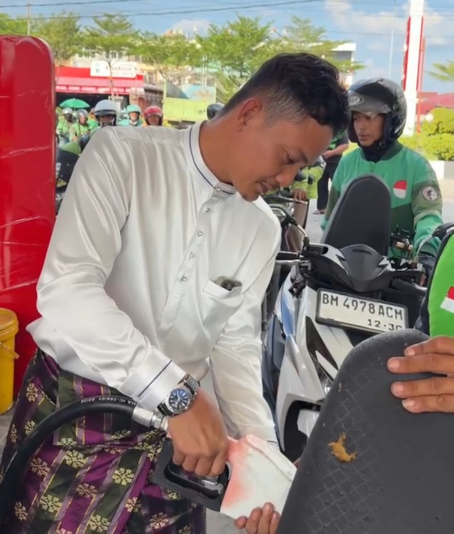 ‎Full Tank Gratis! Cara Faisal Reza Rayakan HUT ke-242 Pekanbaru Bersama Para Pejuang Jalanan