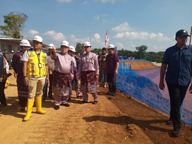 Plt Gubernur Riau Tinjau Pembangunan Sekolah Rakyat di Kuansing