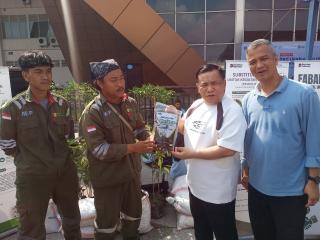 Limbah Batubara PLTU Tenayan Raya Disulap Jadi Paving Block dan Pupuk, Plt Gubri Berikan Apresiasi