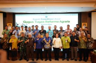 Plt Gubri Bersama Dirjen Penataan Agraria Matangkan Strategi Reforma Agraria Riau