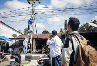 Pemko Dumai Bersama Diskominfo dan Provider Lakukan Penataan Massal Kabel FO Jalur Protokol