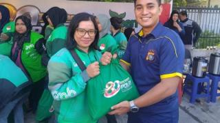 Polda Riau Resmikan Rest Area dan Salurkan Bansos untuk Ojol
