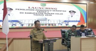 Bupati Rohil Launching Pemilihan Penghulu Serentak Tahap I Tahun 2026