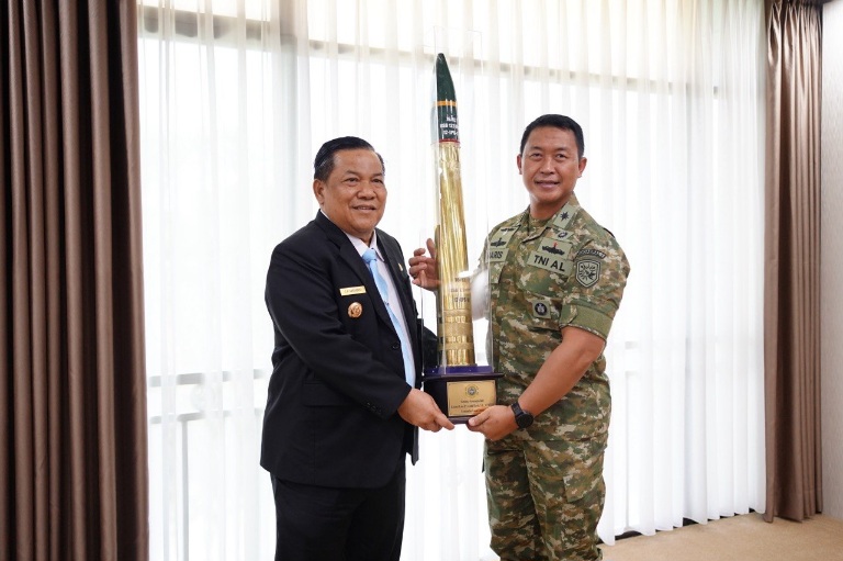 Pamitan Jelang Pendidikan, Danlanal Dumai Terima Apresiasi dari Pemprov Riau