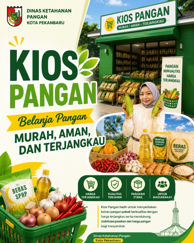 Pemko Pekanbaru Hadirkan 6 Kios Pangan Puan Berseri