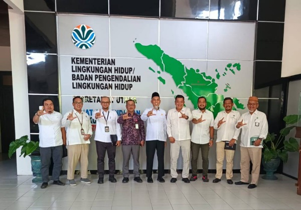 Wako Dumai Koordinasi dengan Pusdal LH Sumatera, Perkuat Pengelolaan Sampah Berkelanjutan