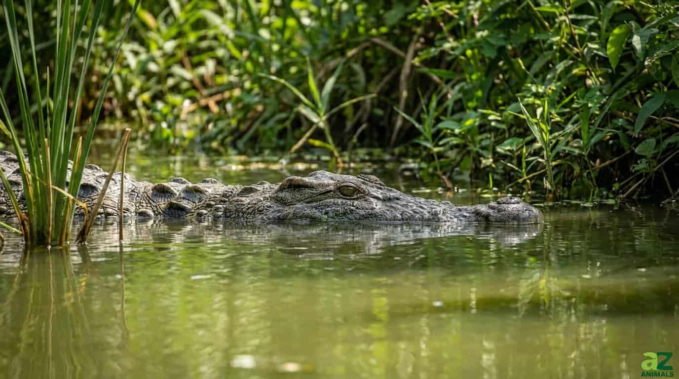 Buaya Muncul di Pos Polairud dan Pelabuhan Tembilahan, Warga Diimbau Waspada