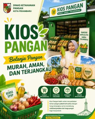 Pemko Pekanbaru Hadirkan 6 Kios Pangan Puan Berseri