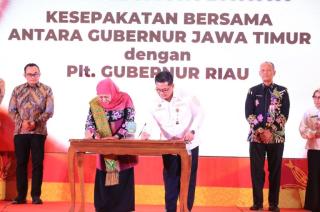 11 Kerja Sama Strategis Disepakati, Riau–Jatim Perluas Kolaborasi Ekonomi