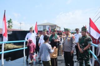 Jembatan Merah Putih Presisi Hadir, Anak-Anak di Pelosok Riau Kini Lebih Mudah Sekolah