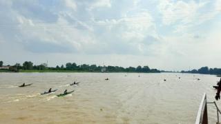 Polres Pelalawan Kawal Boat Racing 2026, Wisata Sungai Kampar Kian Bersinar